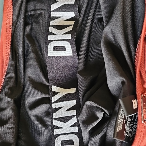 DKNY womens  One Piece Swimsuit. Rust‎ Color Size 12. Rouching. - Picture 7 of 10